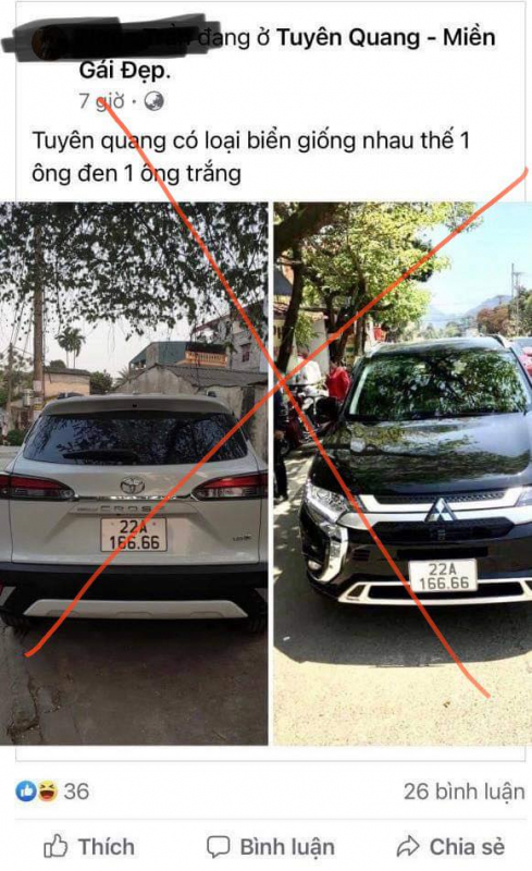 Chỉnh sửa ảnh đăng 2 xe ô tô cùng một biển số “độc” để trêu bạn bè -0