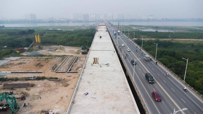 Dự án cầu Vĩnh Tuy giai đoạn 2 dự kiến về đích năm 2023 -0