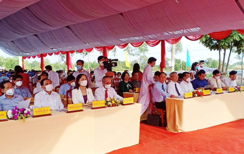 Tỉnh Bạc Liêu đón nhận Bằng xếp hạng di tích quốc gia trận Giồng Bốm  -1