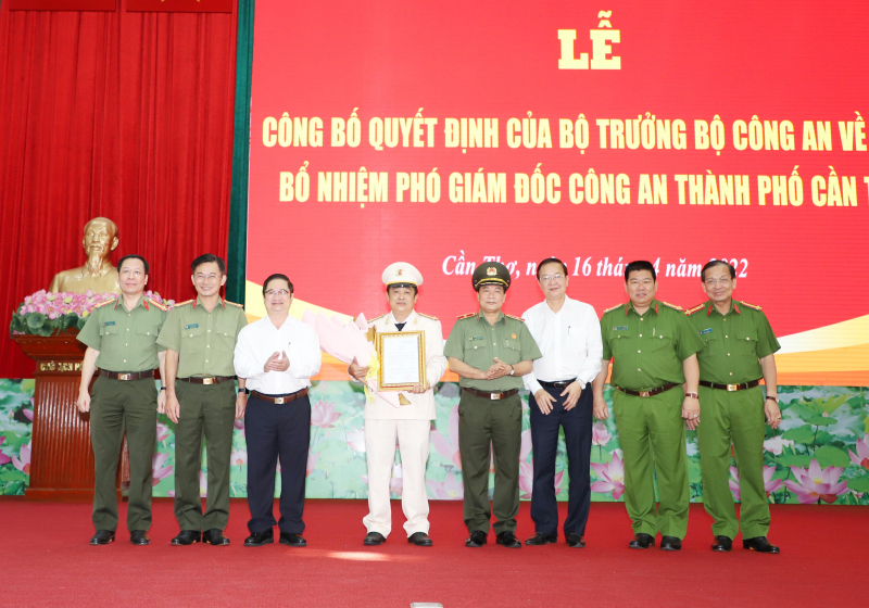 Công an TP Cần Thơ có tân Phó Giám đốc -0