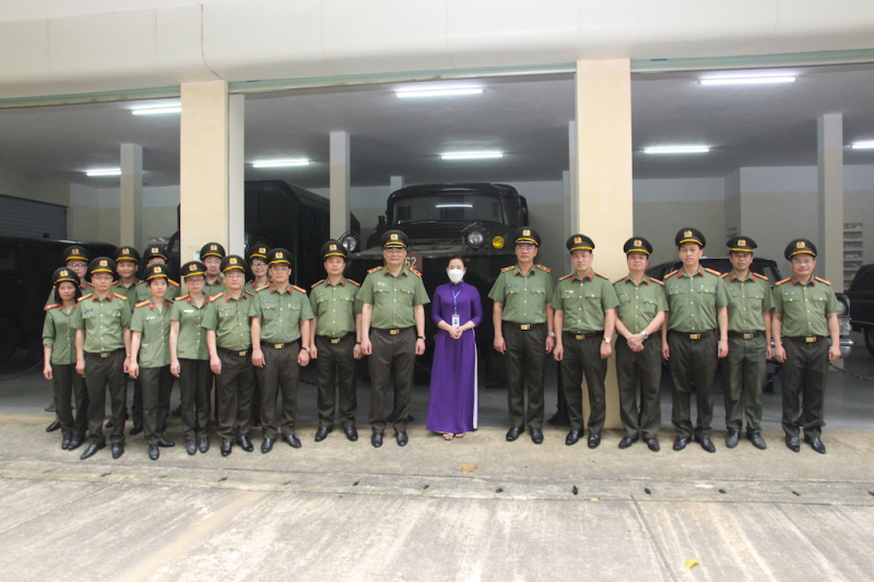 Văn phòng Bộ Công an về nguồn, báo công dâng Bác tại Khu Di tích K9 -2