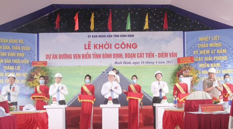 Bình Định khởi công Dự án đường ven biển gần 2.675 tỷ đồng -0