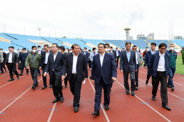 Thủ tướng động viên đoàn thể thao Việt Nam, kiểm tra công tác chuẩn bị SEA Games 31 -0