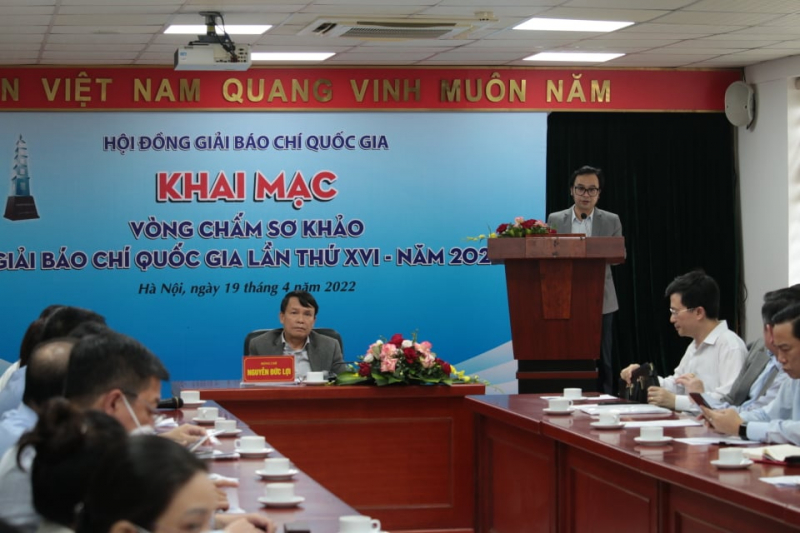 Bắt đầu chấm sơ khảo Giải báo chí quốc gia năm 2021 -0