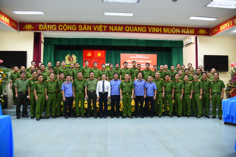 Hội thảo“Nâng cao kỹ năng tham dự phiên tòa cho Điều tra viên trong lực lượng Cảnh sát nhân dân” -0