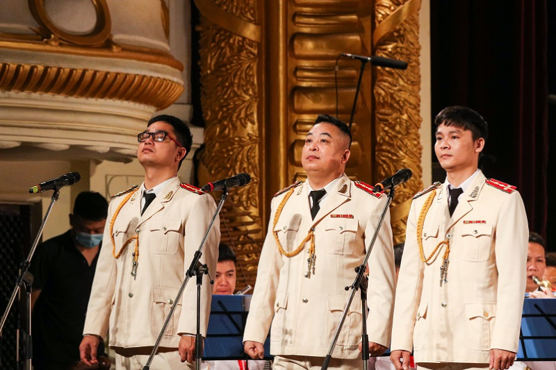 Tổng duyệt chương trình “Tự hào người chiến sĩ CAND Việt Nam” -0