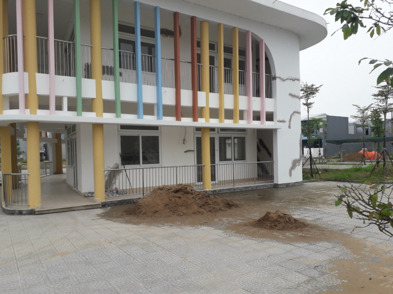 Chủ đầu tư nói gì về dự án trường mầm non tiền tỷ phải sửa chữa khi chưa sử dụng -0