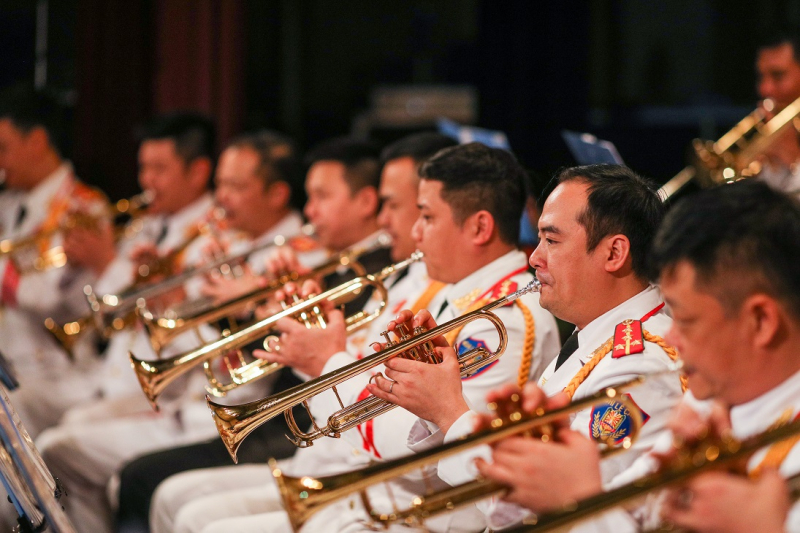 Tổng duyệt chương trình “Tự hào người chiến sĩ CAND Việt Nam” -4