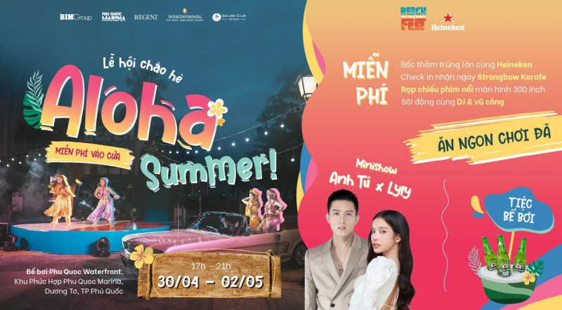 “Aloha Summer!” - lễ hội 3 ngày sôi động tại Phu Quoc Marina dịp nghỉ lễ 30/4 -0