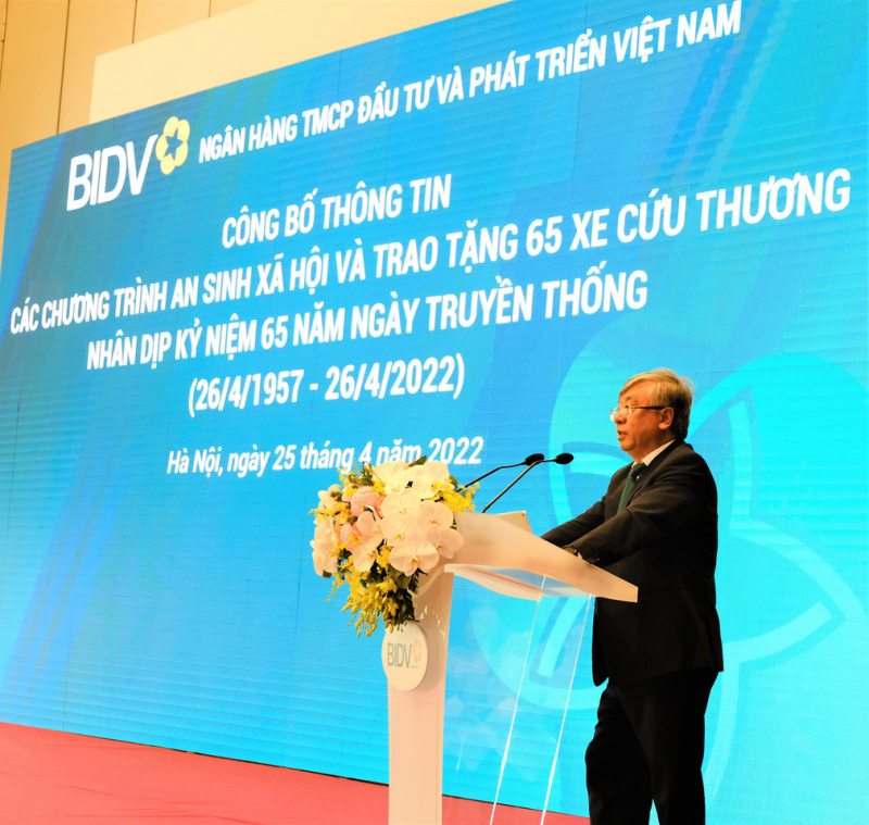 Kỷ niệm 65 năm ngày thành lập, BIDV công bố các chương trình an sinh xã hội -0