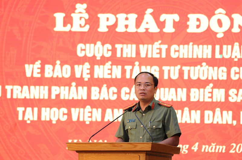 Lễ phát động Cuộc thi viết chính luận về bảo vệ nền tảng tư tưởng của Đảng -0