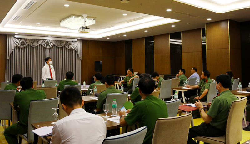 Tiểu ban ANTT SEA Games 31 - Bộ Công an khảo sát công tác đảm bảo ANTT phục vụ thi đấu SEA Games 31 tại Nam Định -0