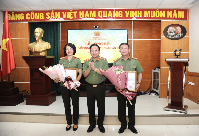 Cục Truyền thông CAND công bố các quyết định bổ nhiệm Phó Tổng biên tập, Phó Giám đốc -0