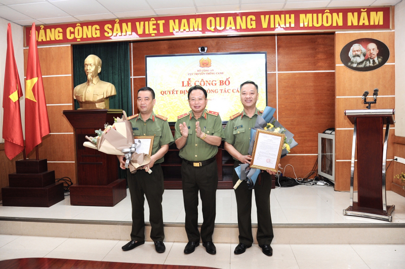 Cục Truyền thông CAND công bố các quyết định bổ nhiệm Phó Tổng biên tập, Phó Giám đốc -0