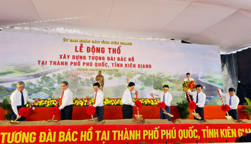 Khởi công xây dựng tượng đài Bác Hồ tại TP Phú Quốc -0