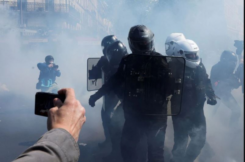 Bạo lực bùng phát khi biểu tình bạo động lan rộng tại Pháp -0