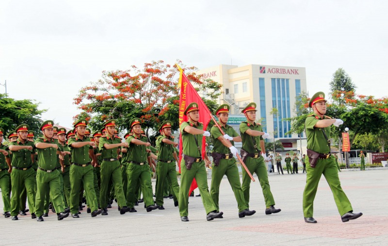 Public Security Forces’ Line-up Regulations, Shooting and Martial Arts Competition opens in Can Tho -0