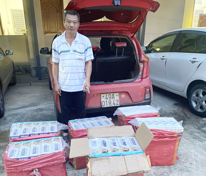 Trùm thuốc lá lậu trốn chạy bất thành -0