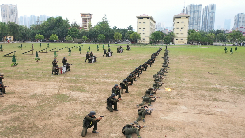 Nâng cao khả năng về kỹ, chiến thuật cho học viên các học viện, trường CAND -4
