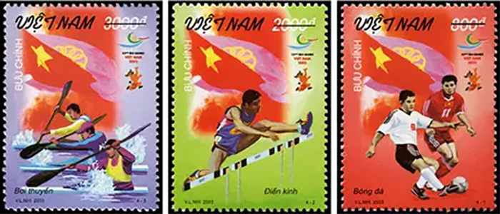 Phát hành bộ tem “Đại hội Thể thao Đông Nam Á lần thứ 31 - SEA Games 31” -0