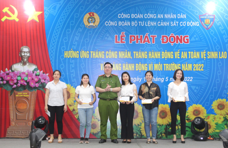 Bộ Tư lệnh Cảnh sát cơ động chăm lo, hỗ trợ đoàn viên Công đoàn -0