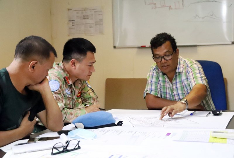 Công binh Việt Nam trinh sát thực địa, sẵn sàng làm nhiệm vụ tại Phái bộ UNISFA -0