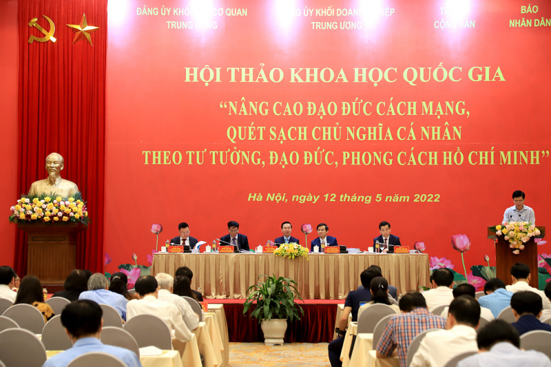 Hội thảo khoa học quốc gia “Nâng cao đạo đức cách mạng, quét sạch chủ nghĩa cá nhân theo tư tưởng, đạo đức, phong cách Hồ Chí Minh” -0