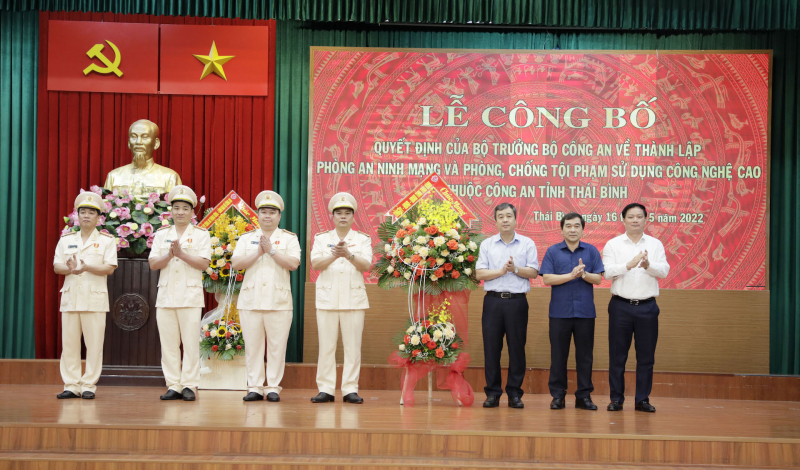 Thứ trưởng Lê Văn Tuyến làm việc tại Công an tỉnh Thái Bình -0