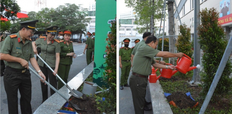 Công an TP Hồ Chí Minh phát động “Tết trồng cây đời đời nhớ ơn Bác Hồ” -0