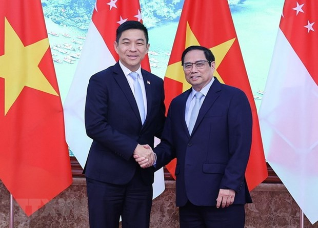 Thủ tướng Phạm Minh Chính tiếp Chủ tịch Quốc hội Singapore Chuan-Jin -0