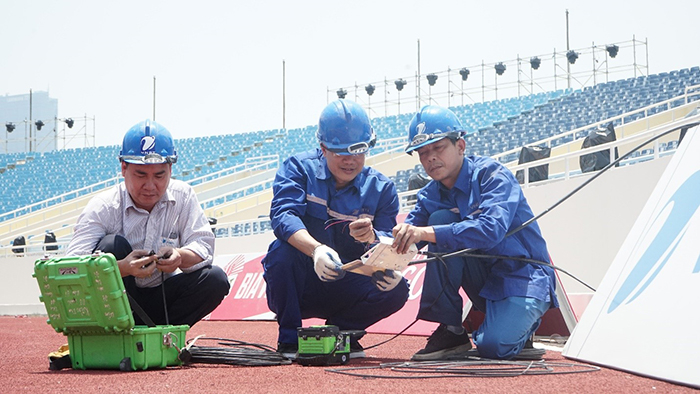 5G VinaPhone tại trận chung kết bóng đá nam SEA Games 31 có tốc độ tới 1Gbps -0