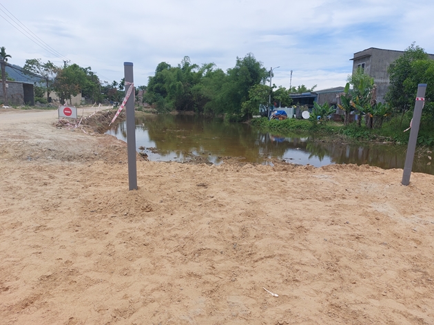 Cần đẩy nhanh tiến độ làm đường ĐT601 để tránh ngập úng khu vực -0