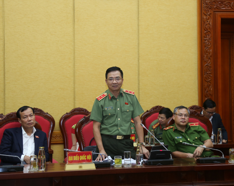 Bộ Công an gặp mặt các đại biểu Quốc hội trong CAND -0