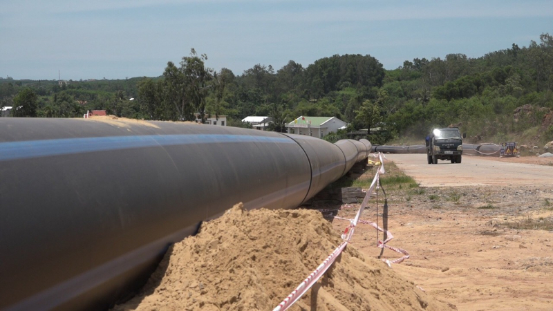 Quảng Ngãi:  Nhà máy bột giấy VNT-19 tự ý thi công đường ống xả nước thải khi chưa được cấp phép -0