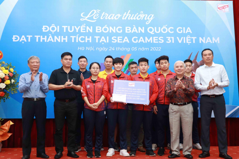 Vinh danh VĐV bóng bàn Việt Nam duy nhất giành huy chương vàng tại SEA Game 31 -0