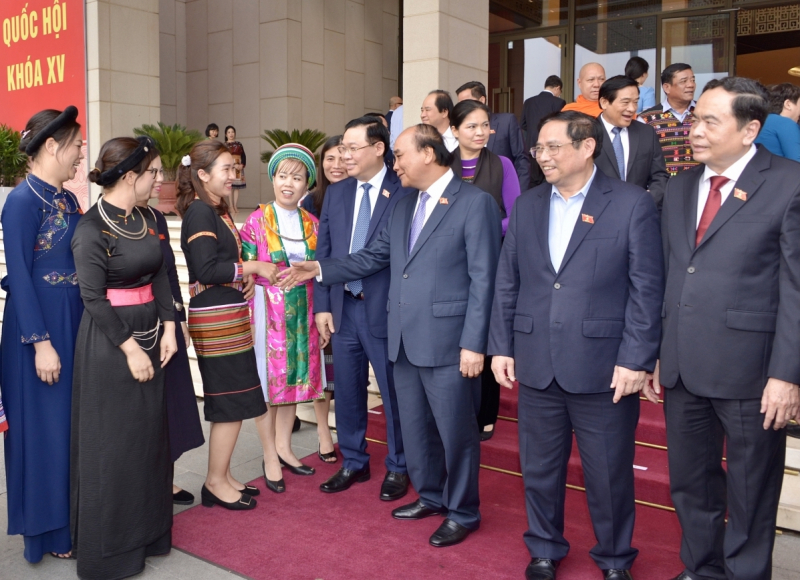 Lãnh đạo Đảng, Nhà nước gặp mặt đại biểu Quốc hội là người dân tộc thiểu số -0