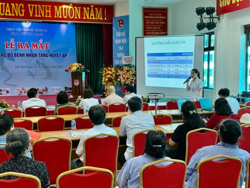 Bệnh viện 19-8 ra mắt Câu lạc bộ bệnh nhân tăng huyết áp -0