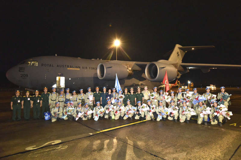 Bệnh viện dã chiến cấp 2 số 3 hoàn thành nhiệm vụ trở về nước  -1