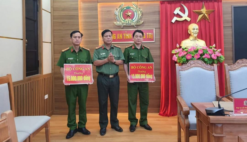 Bộ Công an khen thưởng Công an Quảng Trị về thành tích phòng, chống tội phạm ma túy -0