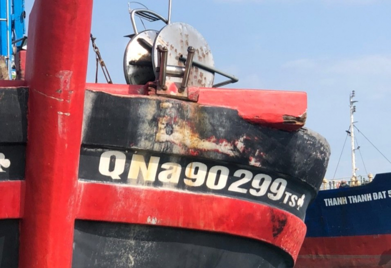 Vụ ẩu đả trên biển, tàu cá Quảng Nam đã cập bờ trình diện -0