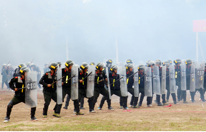 Mãn nhãn với báo cáo kết quả huấn luyện trên thao trường của Chiến sĩ mới -0