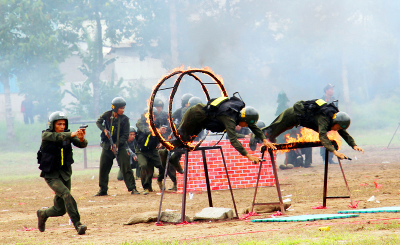 Mãn nhãn với báo cáo kết quả huấn luyện trên thao trường của Chiến sĩ mới -1