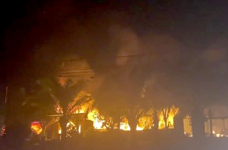 Hà Nội: Kịp thời dập tắt đám cháy tại 2 nhà hàng vào lúc rạng sáng -0