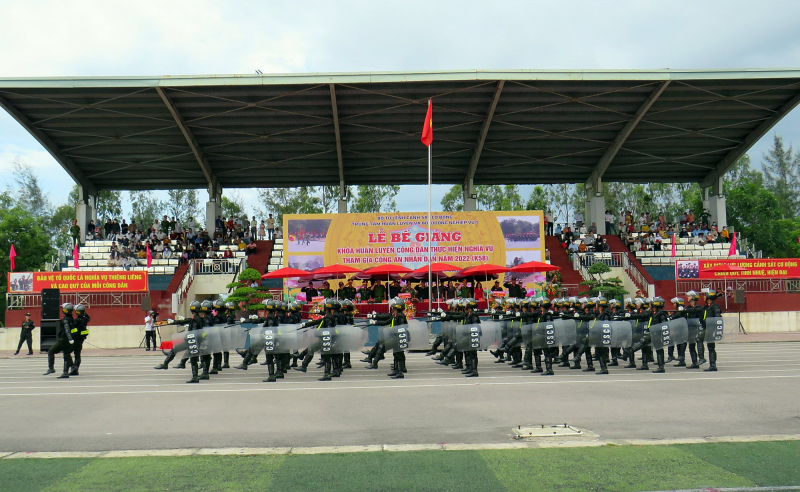 353 chiến sĩ hoàn thành khóa huấn luyện công dân thực hiện nghĩa vụ tham gia CAND -0