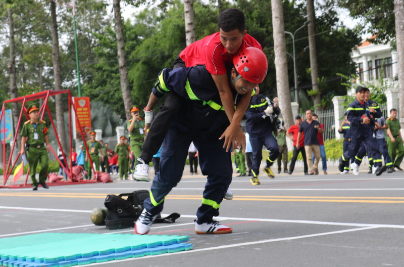 Công an tỉnh Bà Rịa - Vũng Tàu xếp hạng Nhất, Đồng Tháp xếp hạng Nhì hội thi vòng loại Cụm VII -1