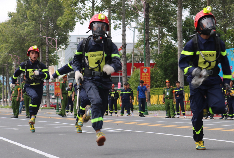 Công an tỉnh Bà Rịa - Vũng Tàu xếp hạng Nhất, Đồng Tháp xếp hạng Nhì hội thi vòng loại Cụm VII -3