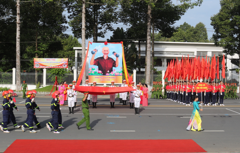 Công an tỉnh Bà Rịa - Vũng Tàu xếp hạng Nhất, Đồng Tháp xếp hạng Nhì hội thi vòng loại Cụm VII -8