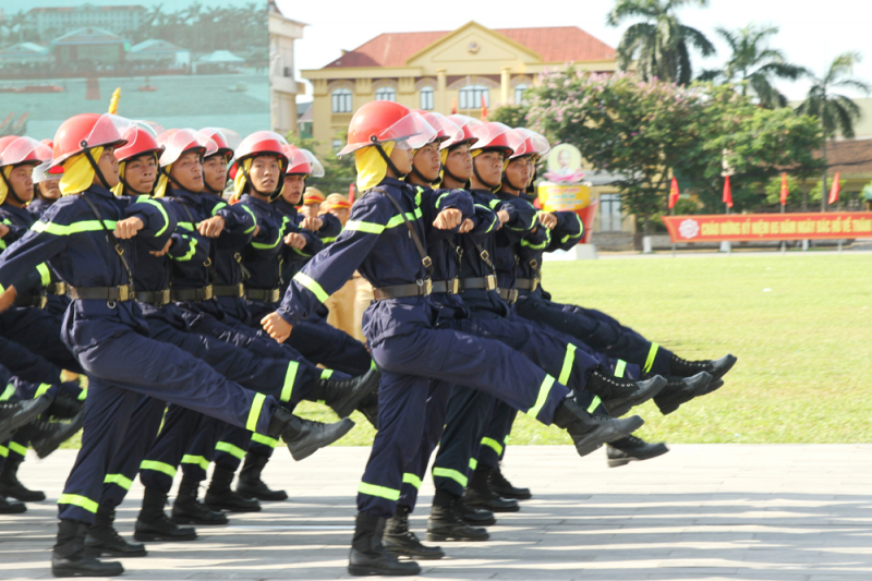 Khai mạc Hội thi điều lệnh, bắn súng, võ thuật CAND - Bảng thi số 4 -0