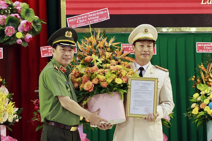 Công an tỉnh Lâm Đồng có Giám đốc và Phó Giám đốc mới -0