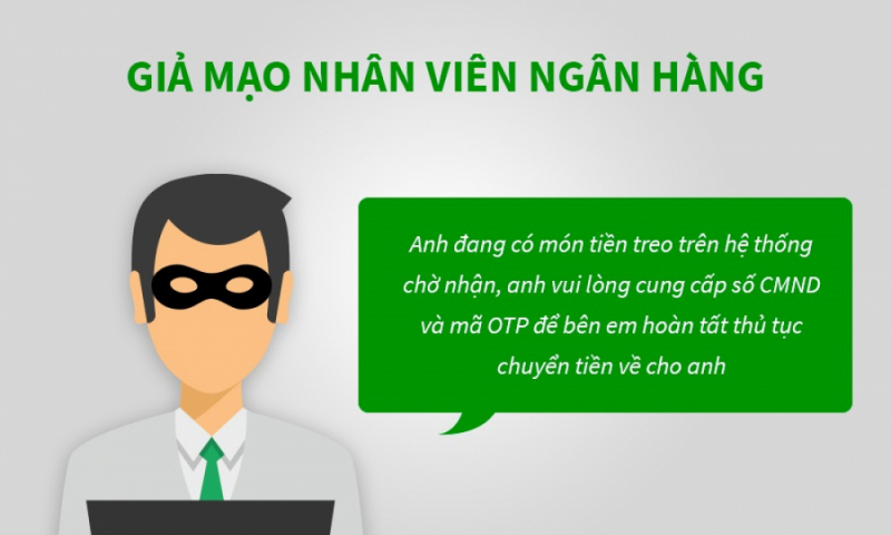 Cảnh báo giả danh nhân viên ngân hàng lừa đảo  -0